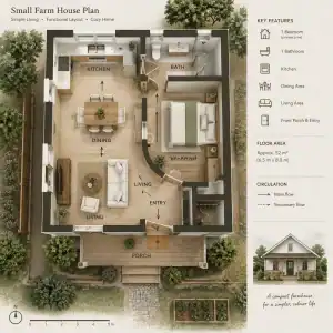 Small Farmhouse Plans