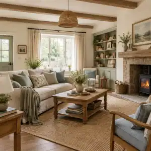 Cozy Cottage House Interior