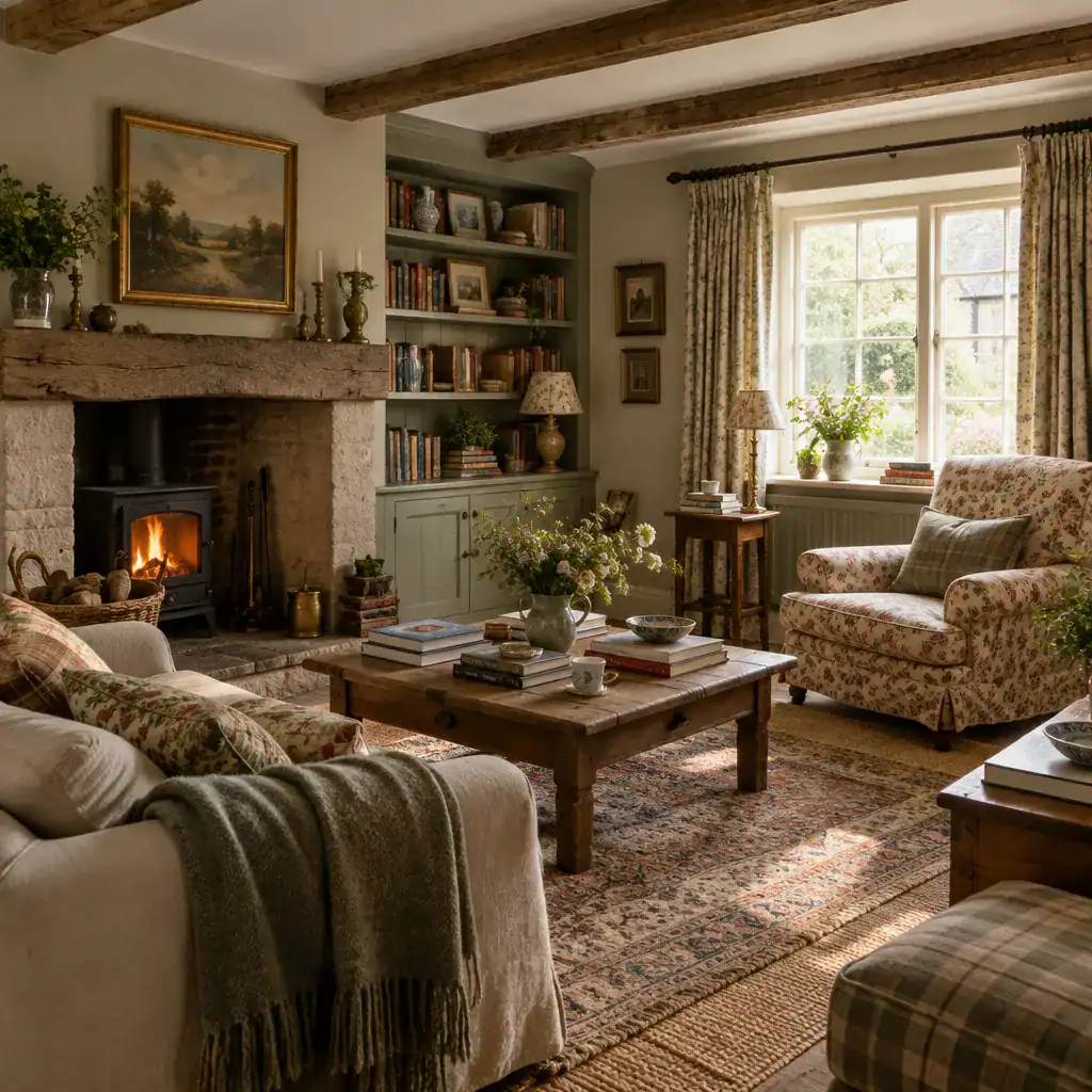 English Cottage Living Room Interiors: Warm and Characterful Ideas
