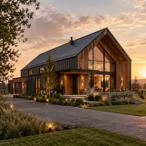 Modern Barn House