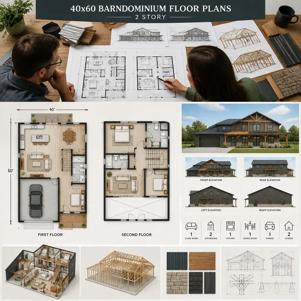 Professional Review Of A 40x60 Barndominium Floor Plan