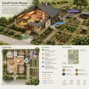 Small Farmhouse Plans