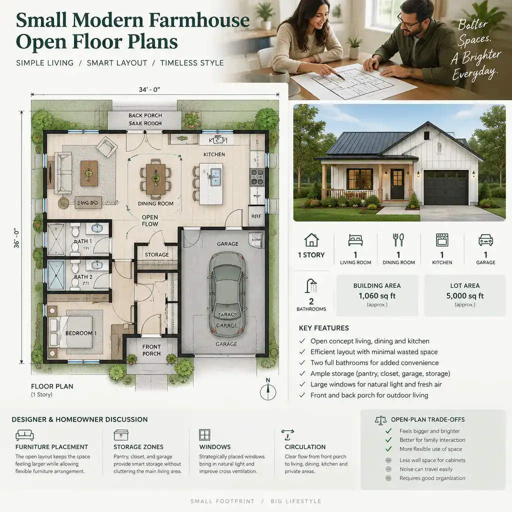 Small Modern Farmhouse Floor Plan Review