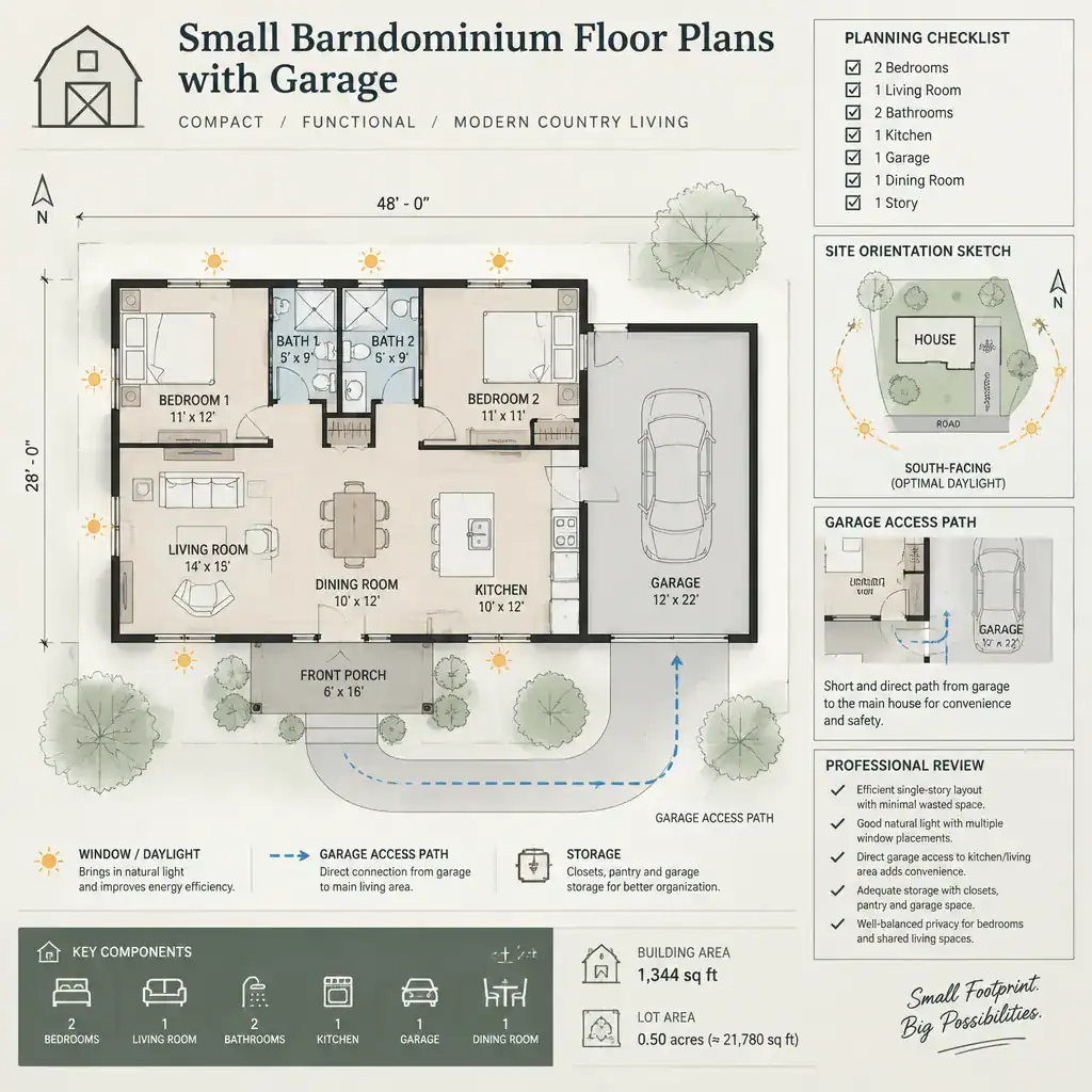 barndominium floor plan garage planning checklist
