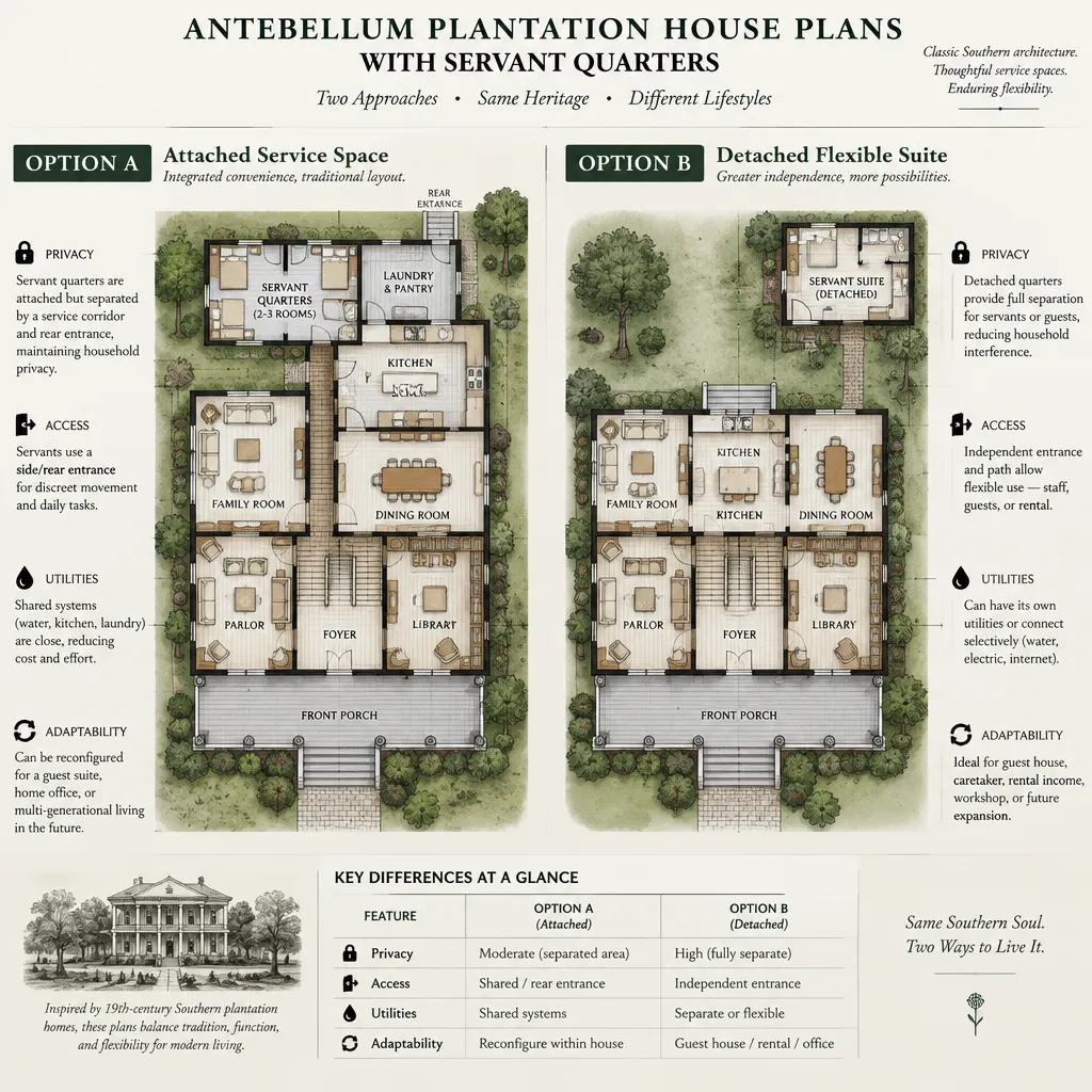 comparison-of-plantation-house-plans-with-quarters