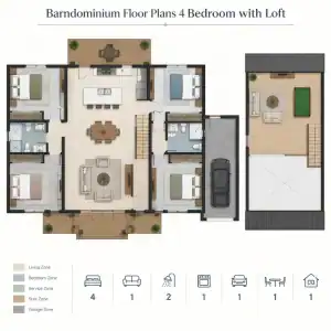 Barndominium Floor Plans With Loft