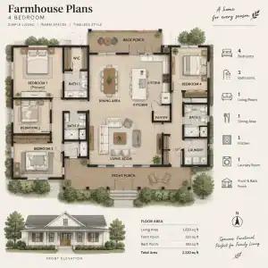Farm House Plans