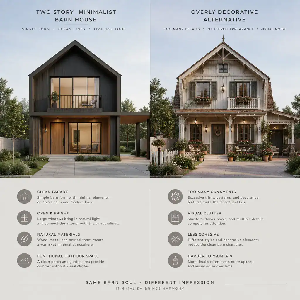 minimalist barn house design mistakes comparison