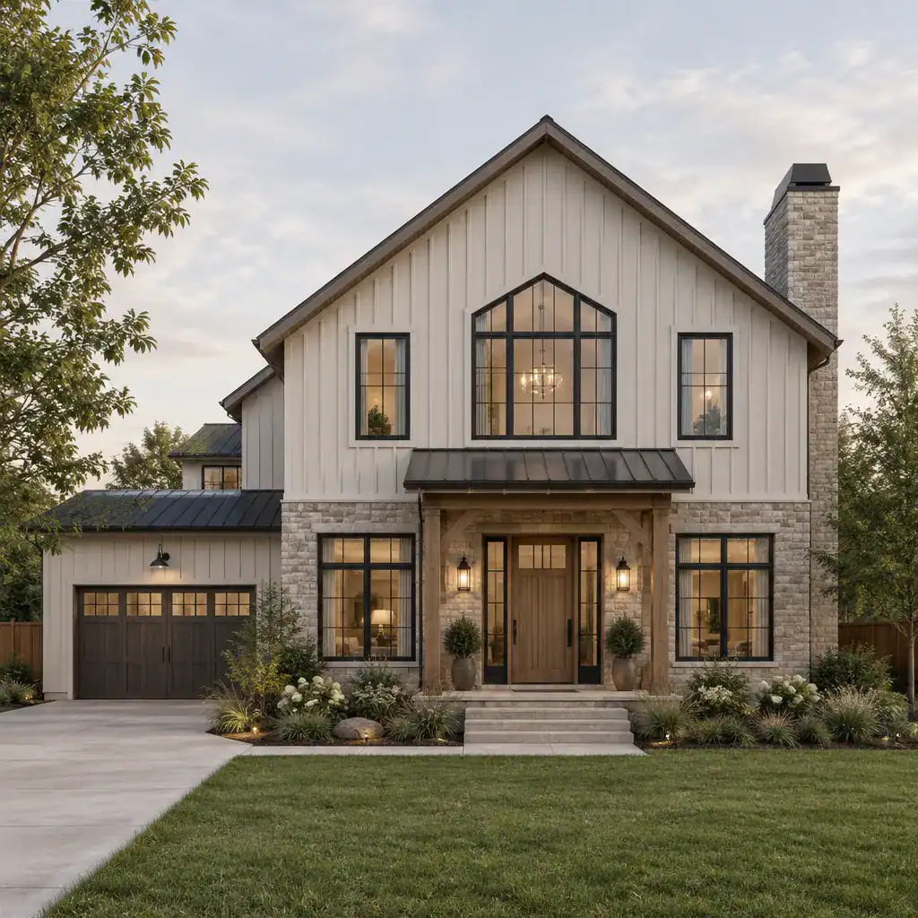 Transitional Barn House