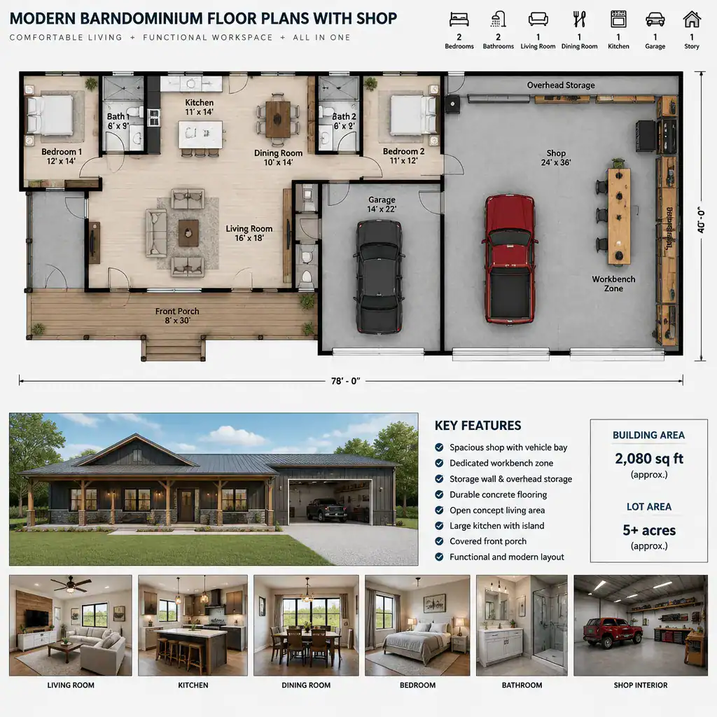 organized-modern-barndominium-shop-interior