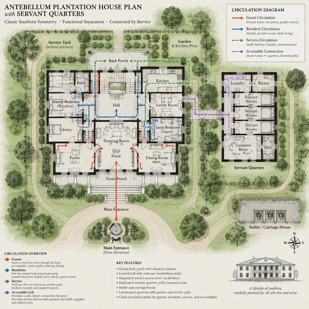 plantation-house-property-circulation-and-privacy-diagram