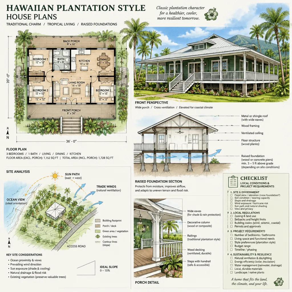 raised foundation plantation house planning checklist