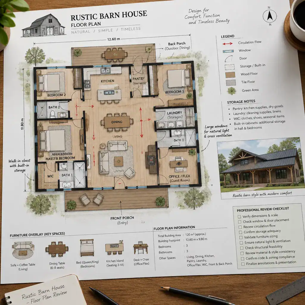 rustic-barn-house-floor-plan-design-review-checklist