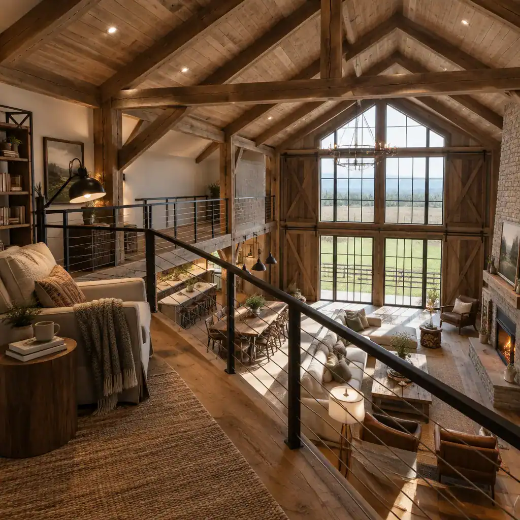 rustic-barn-house-loft-windows-and-lighting