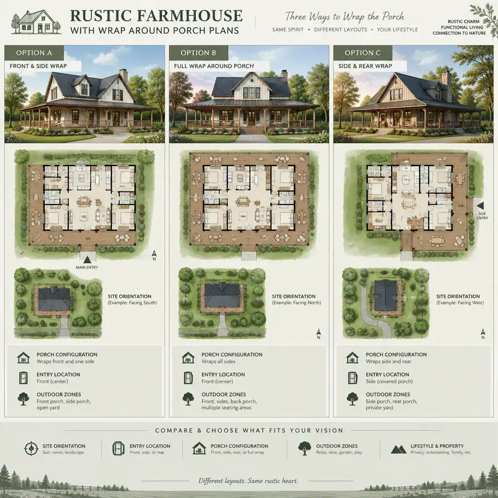 rustic farmhouse porch plans comparison guide