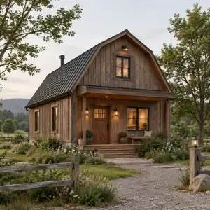 Rustic Barn House
