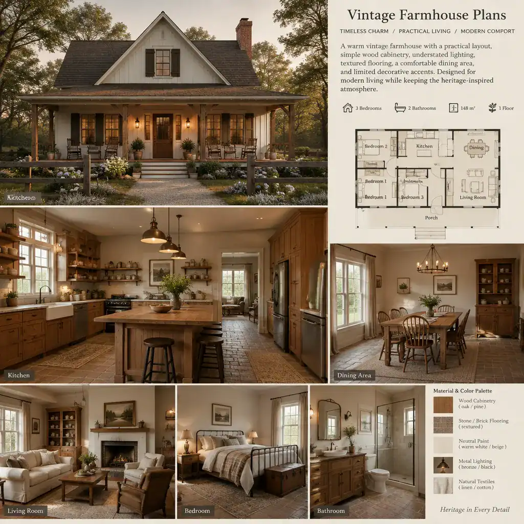 vintage-farmhouse-interior-materials
