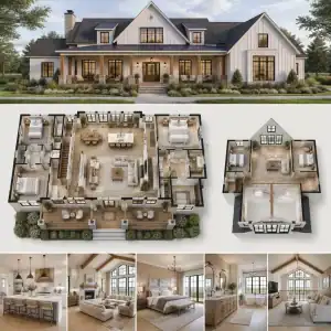 Farmhouse Plans With Loft