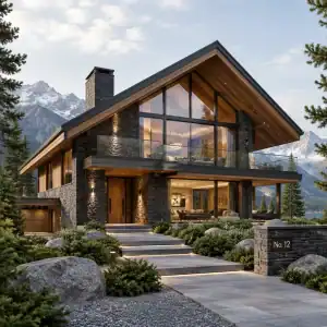 Modern Chalet House