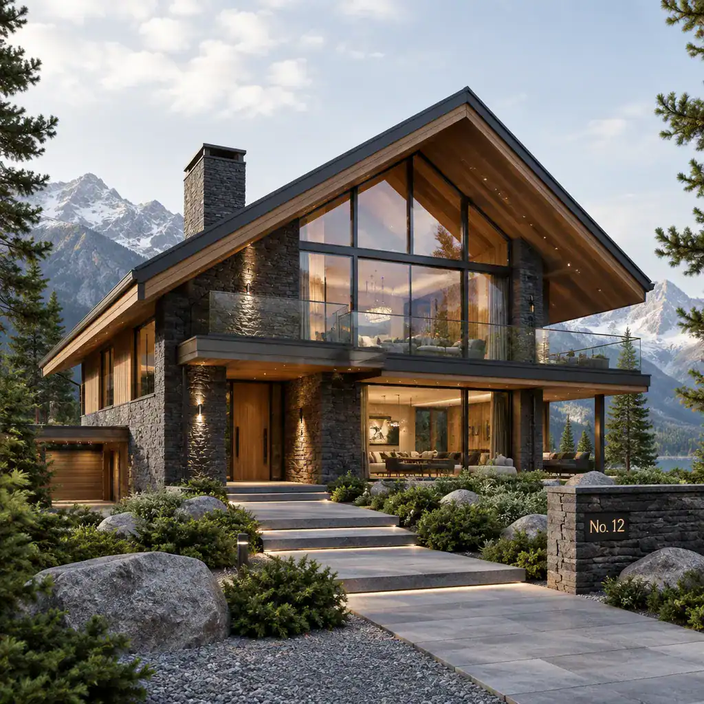 Modern Chalet House