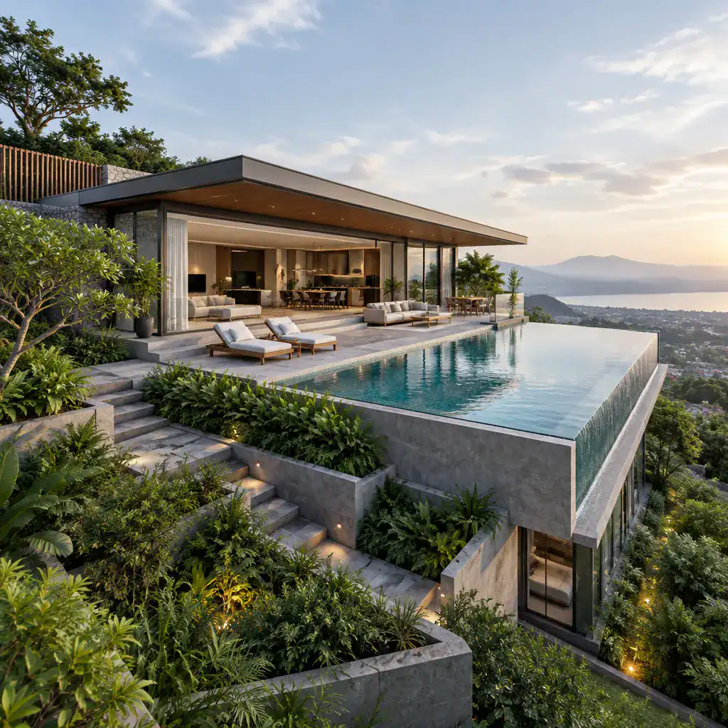 Modern Villa Design With Pool