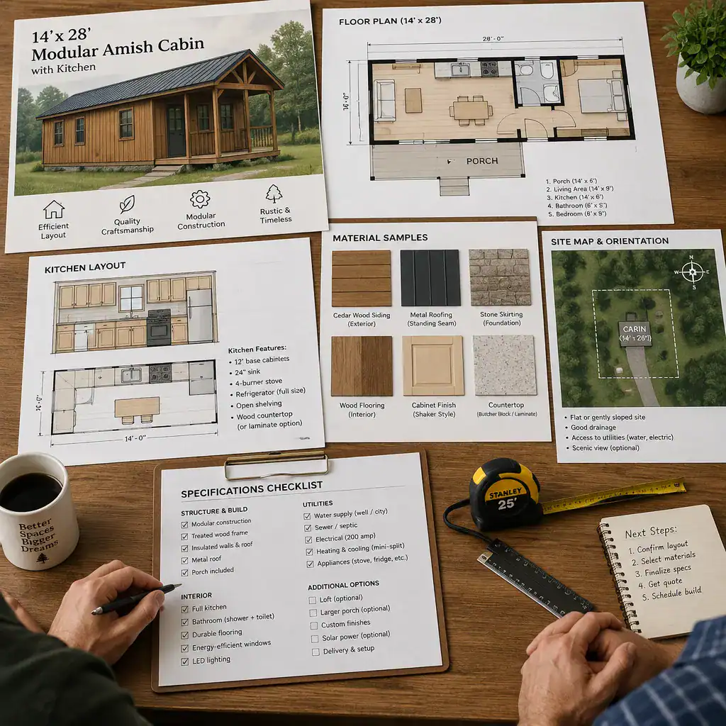 modular cabin plan evaluation checklist